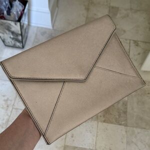 Rebecca Minkoff Beige Envelope Clutch